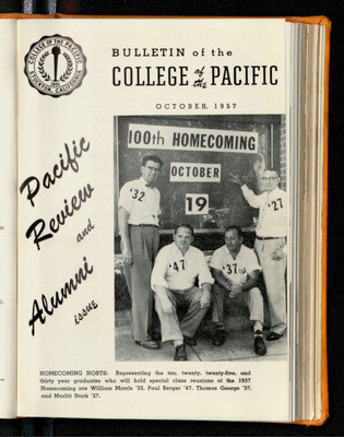 Pacific Review October 1957 (Bulletin of the College of the Pacific)