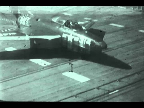 F-0423 F9F-6 on the USS Randolph