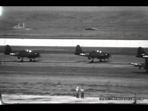 F 1371 World War Two Footage, Brown Field Ryan FR-1 Fireball