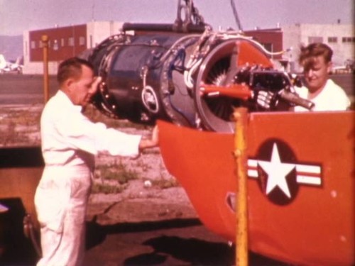 F 2443 Ryan Firebee and Douglas A-26 Invader at Pt Magu