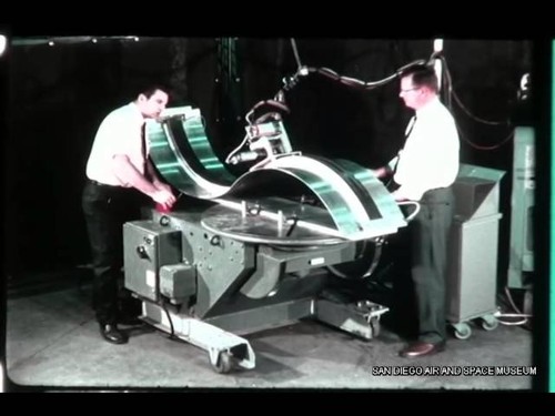 Convair Skate Weld Tooling, Flex Track Welding HACL Film 00232