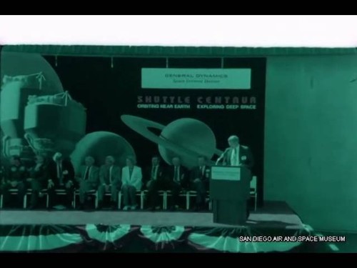 Shuttle Centaur Roll-Out 8/13/85 HACL Film 00194