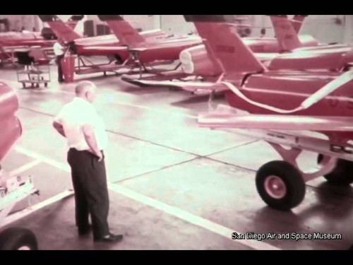 Ryan Aeronautical Firebee Drone Model 124 Tyndall Footage F 1146