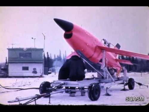 F 1518 Ryan Firebee at Fort Greely Alaska