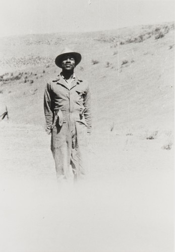 Arthur J. Brown at La Brea Ranch : 1945