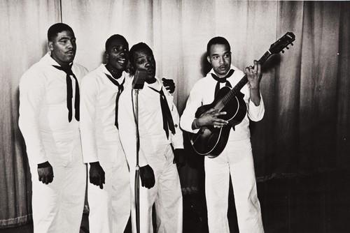 The 80th Construction Battalion Quartet ; the 80th was a mostly black battalion stationed at Camp Rousseau, Port Hueneme from June 1944 - May 1945