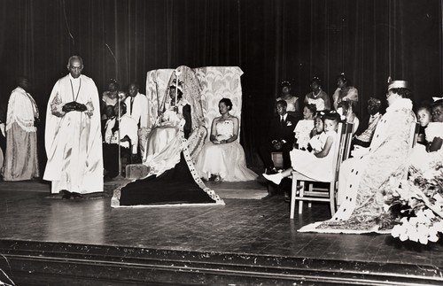 St. Paul A.M.E. Church puts on a play, Santa Barbara : 1950s