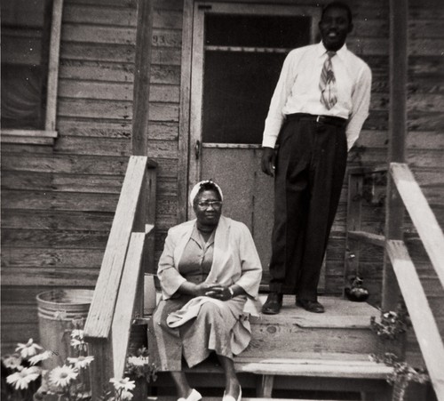 Naomi Hamilton and Reverend Wilson, Airport Circle Hospital, Santa Maria : 1950s