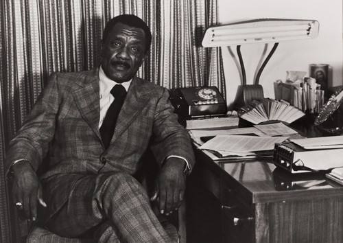 Reverend Emmett Hunter, pastor of the Olivet Baptist Church, Ventura : in the 1970s