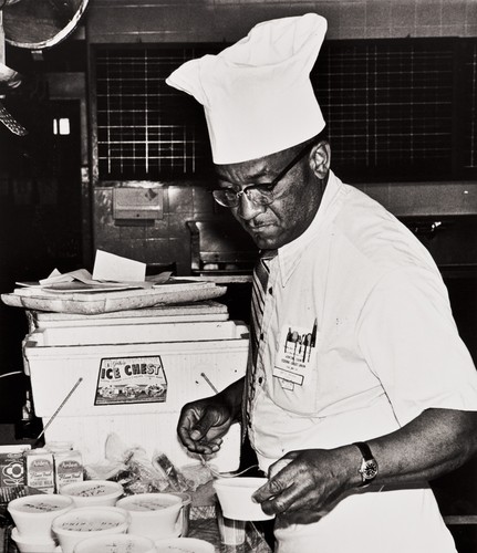 Ernest E. "Gene" Brown, Executive Chef at the County General Hospital from 1946 until the 1970s