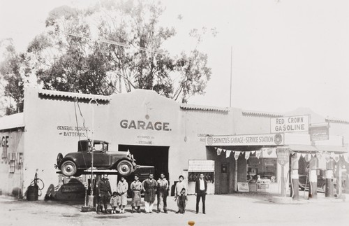 Harold Y. Shimizu Garage, 1936 : largest garage-car dealership in Santa Barbara County