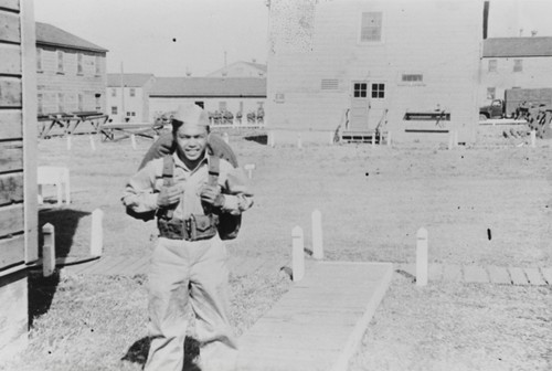 Dadong Ramil of Oceano at Camp Cook (presently Vandenberg Air Force Base), Lompoc : 1948
