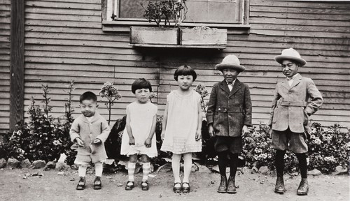 George, Nellie, Ellen, Patrick and William Nagano : Morro Bay : 1929