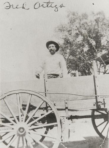 Alfredo Ortega on wagon
