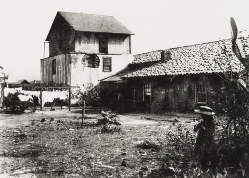 Old adobe in Santa Barbara