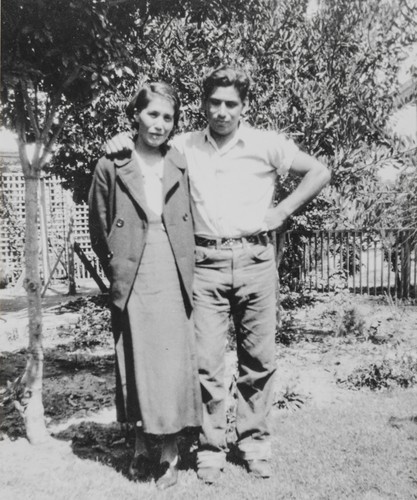 Eulalia Ochoa (née Armenta) and Charles Ochoa : ca. 1932