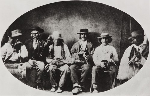 Chumash musicians at Mission San Buenaventura : 1873