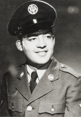 Leroy Trejo, son of Mary and Albert Trejo, in Air Force uniform