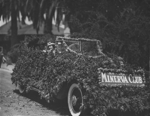 Minerva Club float at the Santa Barbara County Fair, 1938