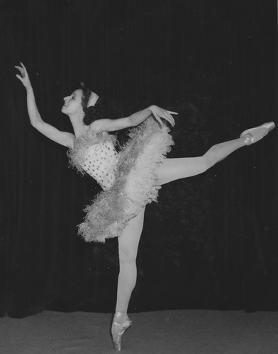 Marjorie Hall performing at a dance recital