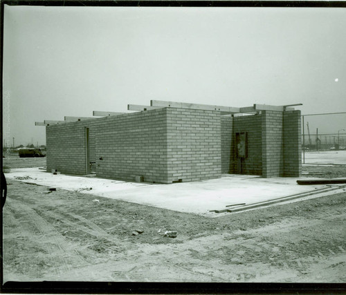 View of construction at Victoria Park