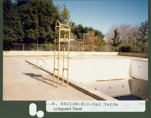 View of the pool at Val Verde Park