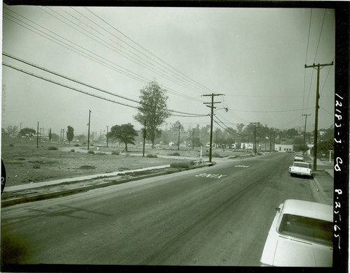 View of the property before construction of Obregon Park