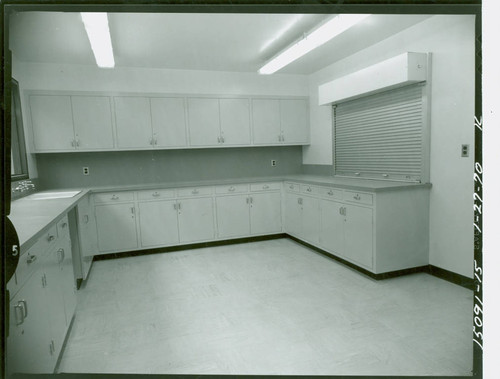 View of the kitchen at Enterprise Park gymnasium