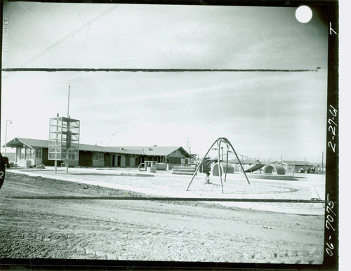 View of the playground at Roy Campanella Park