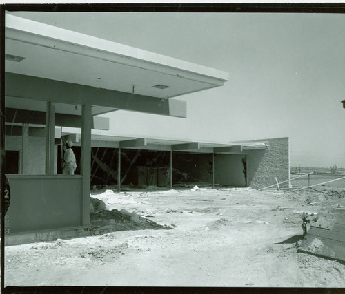 View of construction of Victoria Golf Course