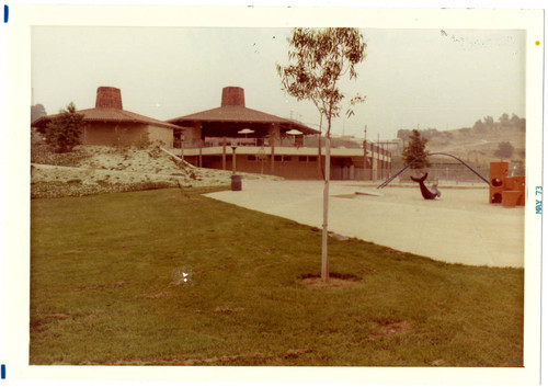 View of a playground at Frank G. Bonelli Regional Park