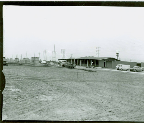 View of construction at Whittier Narrows Recreation Area