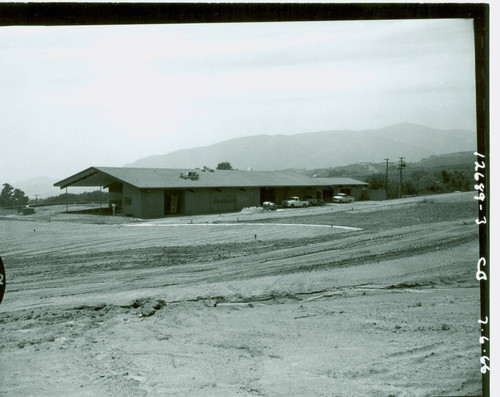 View of construction of Marshall Canyon Golf Course