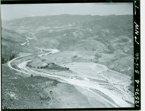 Aerial view of Castaic Lake