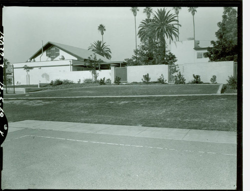 View of construction of the senior center at Salazar Park