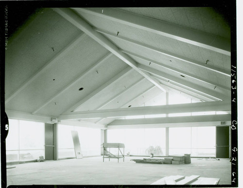 View of construction of Diamond Bar Golf Course clubhouse