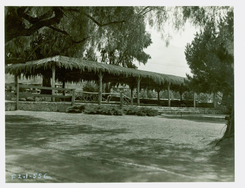 View of the northern picnic shelter at Charles S. Farnsworth Park