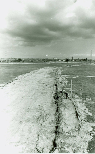 View of construction of Victoria Golf Course