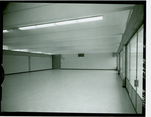 View of the interior of the gymnasium at Enterprise Park