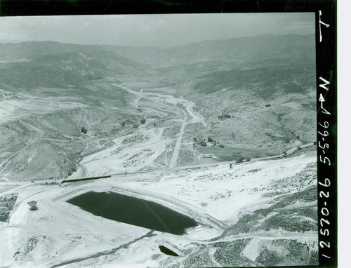 Aerial view of Castaic Lake