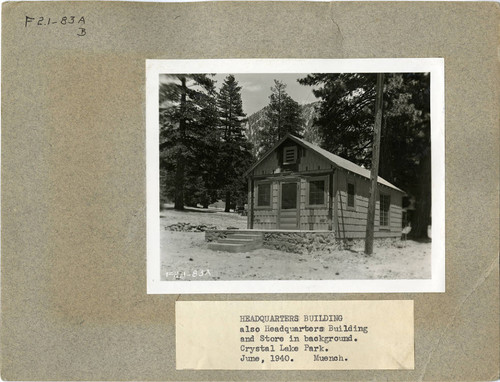 View of Crystal Lake Park headquarters building