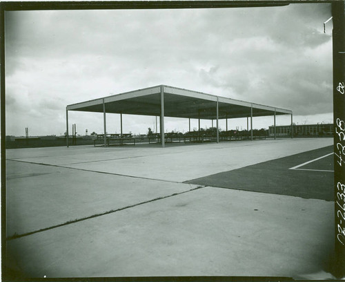 View of picnic shelter at Mona Park