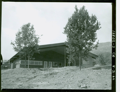 View of construction of Marshall Canyon Golf Course