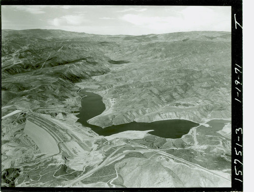 Aerial view of Castaic Lake