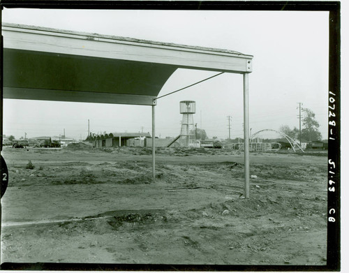 View of construction of Charter Oak Park