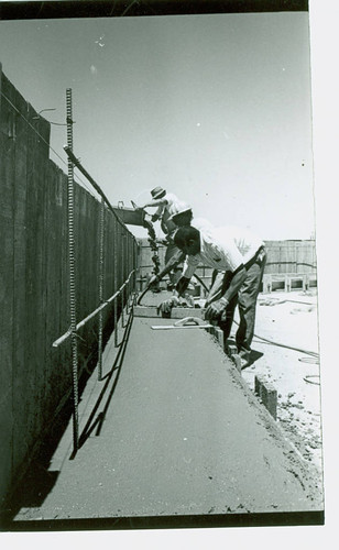 View of construction of Apollo Park