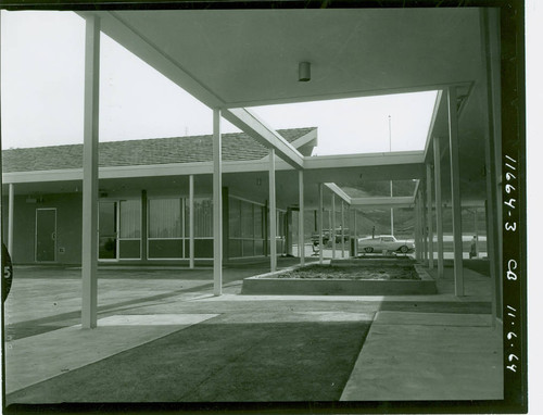 View of construction of Diamond Bar Golf Course clubhouse