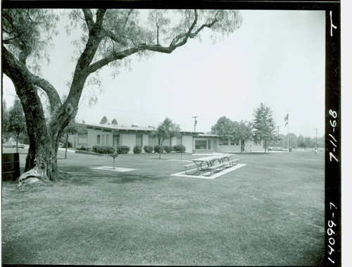 View of the Adventure Park community building