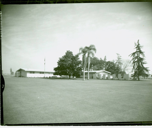 View of the newly constructed Whittier Narrows Golf Course clubhouse