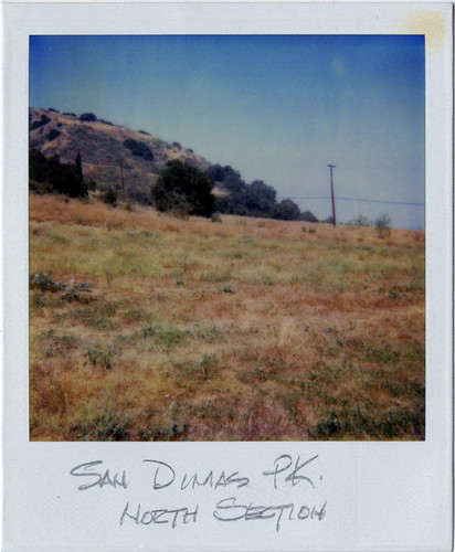 View of San Dimas Park hillside